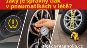Kontrola tlaku v pneumatikách v létě – správné hodnoty pro bezpečnou jízdu.