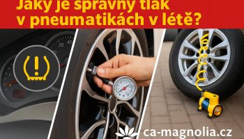 Kontrola tlaku v pneumatikách v létě – správné hodnoty pro bezpečnou jízdu.